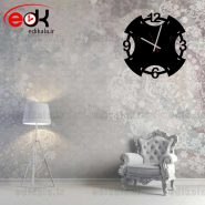 ساعت دیواری فانتزی طرح هارمونی 3 در رنگ و ابعاد انتخابی