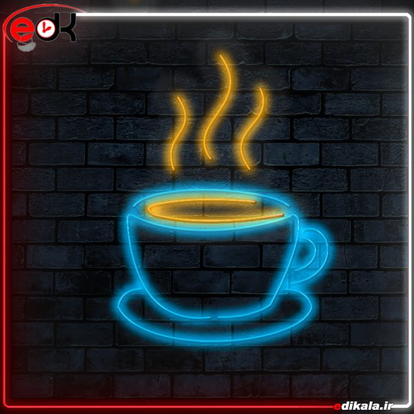 تابلو نئون طرح فنجان قهوه شماره 2