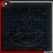 تابلو نئون طرح فنجان قهوه شماره 9