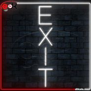 تابلو نئون طرح exit شماره 1