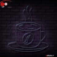 تابلو نئون طرح فنجان قهوه شماره 38